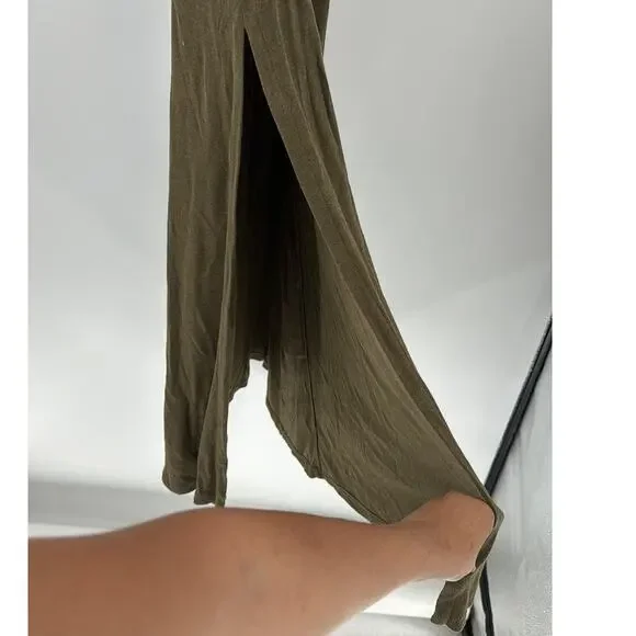ATM ANTHONY THOMAS MELILLOModal-jersey maxi skirt army green maxi minimalist